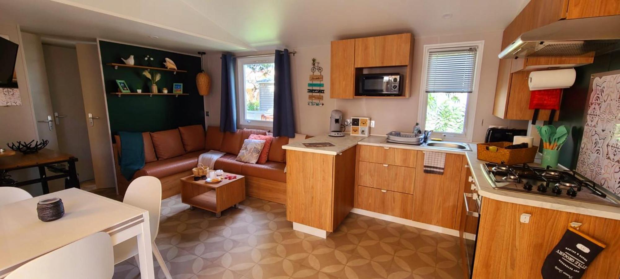 Mobil-home Le Cocon Fun Pass Non Inclus Camping