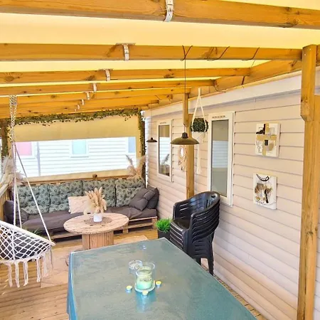 Mobil-Home Le Cocon Fun Pass Non Inclus Canet-en-Roussillon Exterior foto